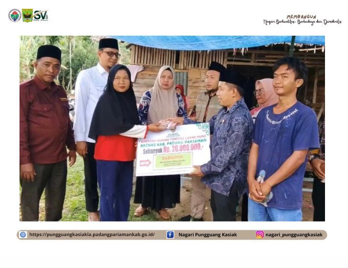 Bantuan RTLH dari Baznas, Langkah Nyata Tingkatkan Kesejahteraan Warga Pungguang Kasiak